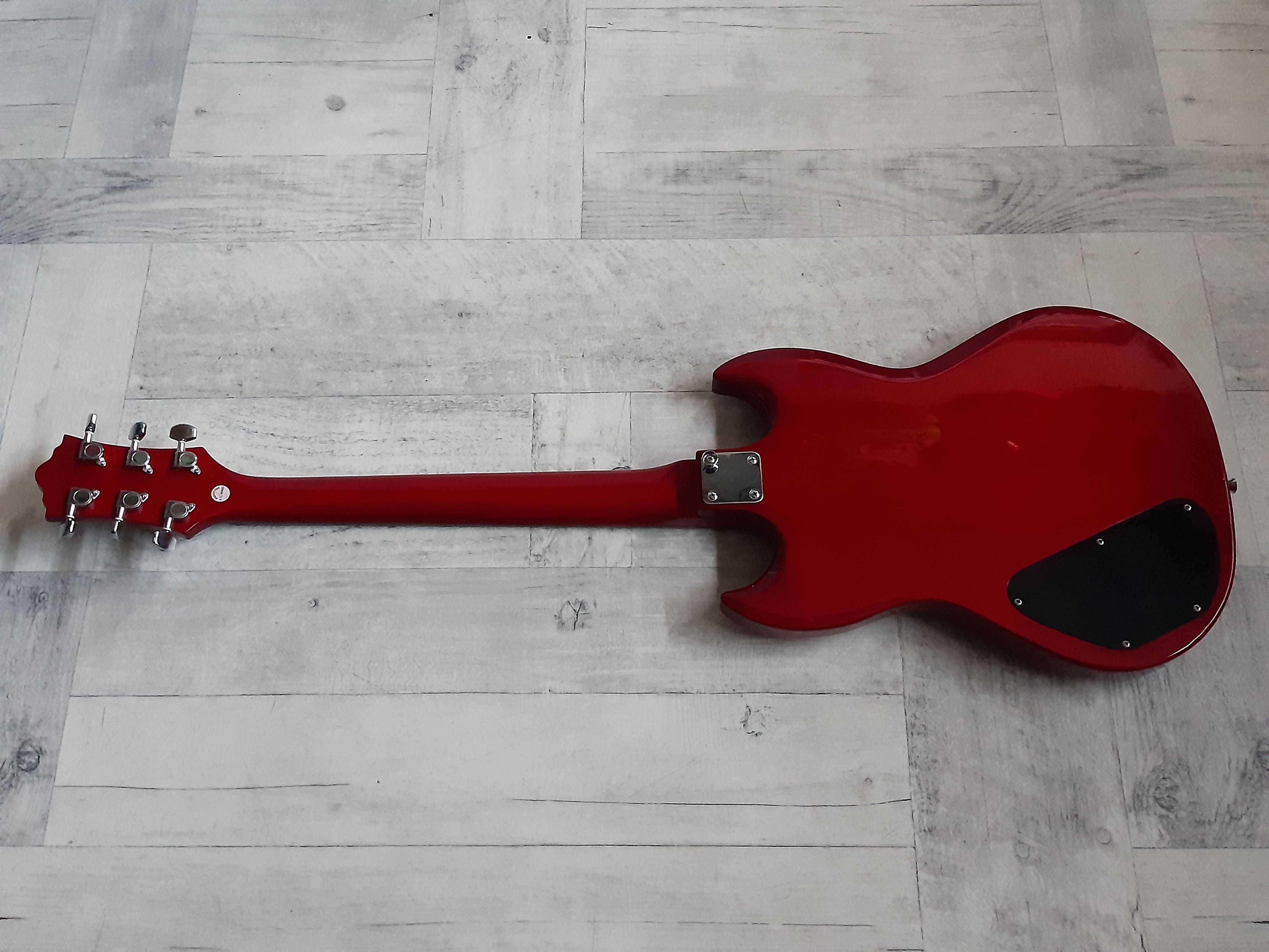 Gitara elektryczna SG-transparent red-Giovanni-Gibson- wysyłka-zamiana