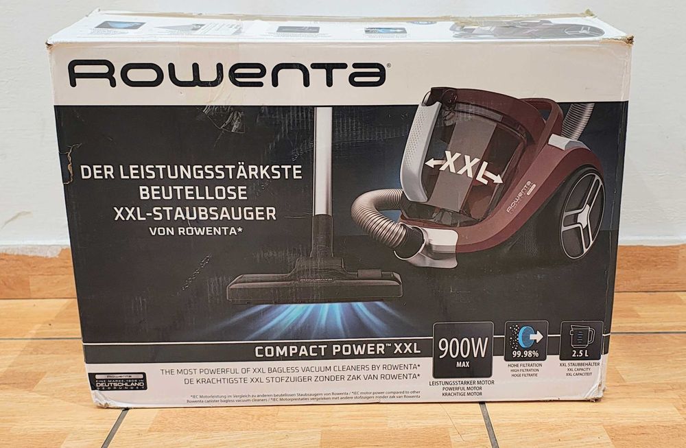 Odkurzacz Bezworkowy Compact Power Rowenta XXL 900W Pudełko