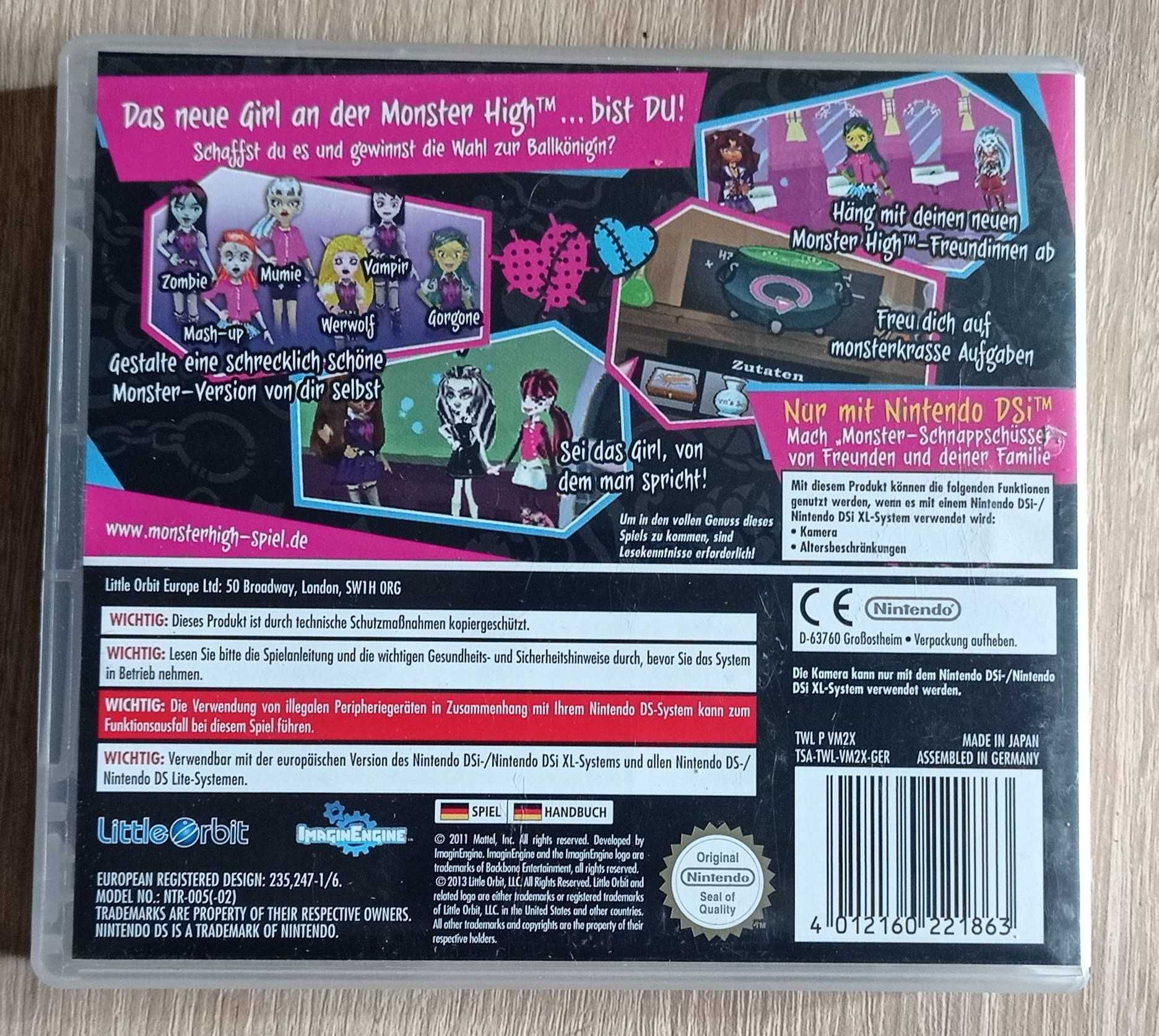 Gra Monster High DS