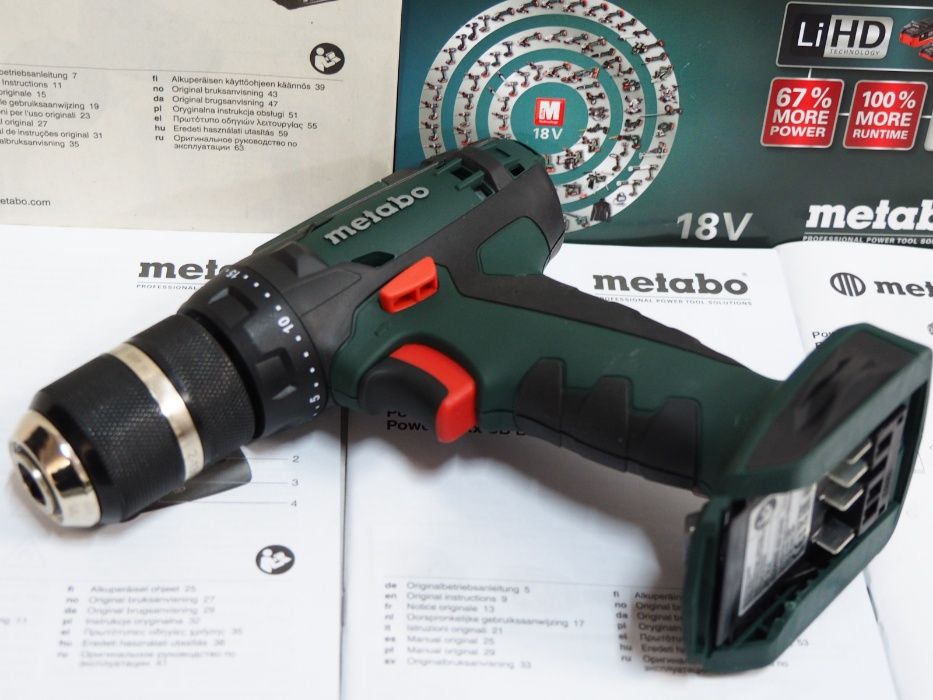 METABO BS 14,4 LI wkrętarka uchwyt 13mm NOWY MODEL mafell bateria