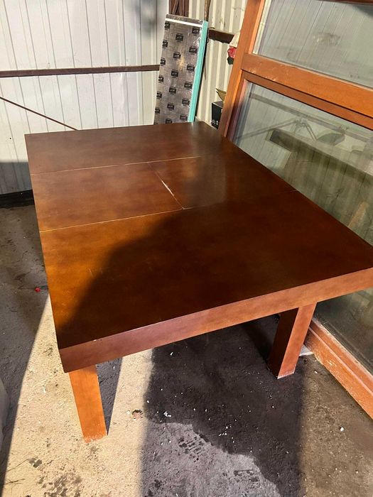 Stół drewniany Dębowy OKAZJA ! Rozkładany 90x90 - 90x130