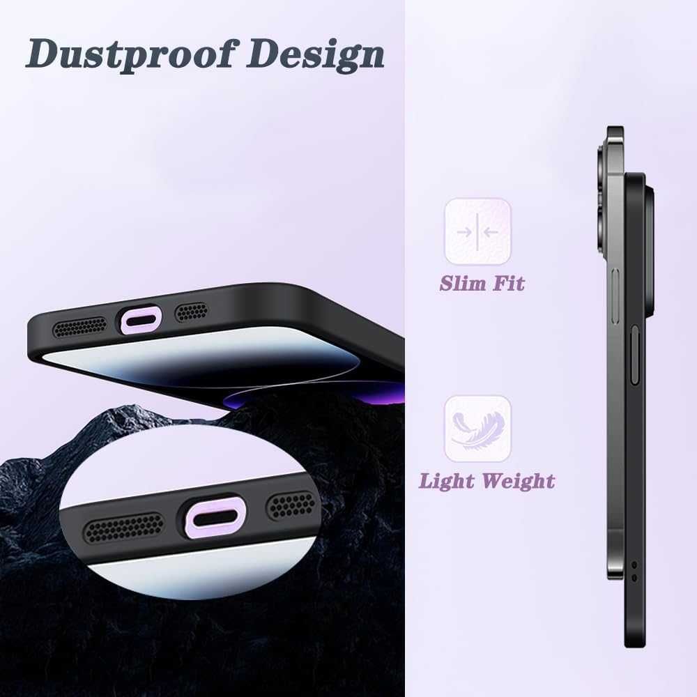 LOKASS etui MagSafe do iPhone 13 iPhone 14 osłona obiektywu niebieskie
