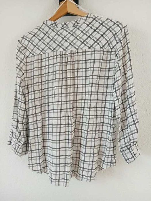 Wiskozowa koszula w kratę