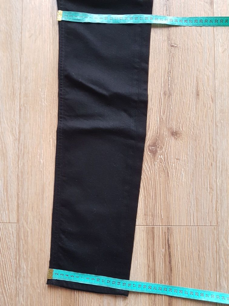 W31 L36 M Lee Luke slim Tapered spodnie jeansy męskie dżinsy czarne