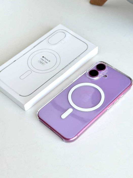 Чохол прозорий полікарбонат з MagSafe iPhone 16 Pro Max не жовтіє