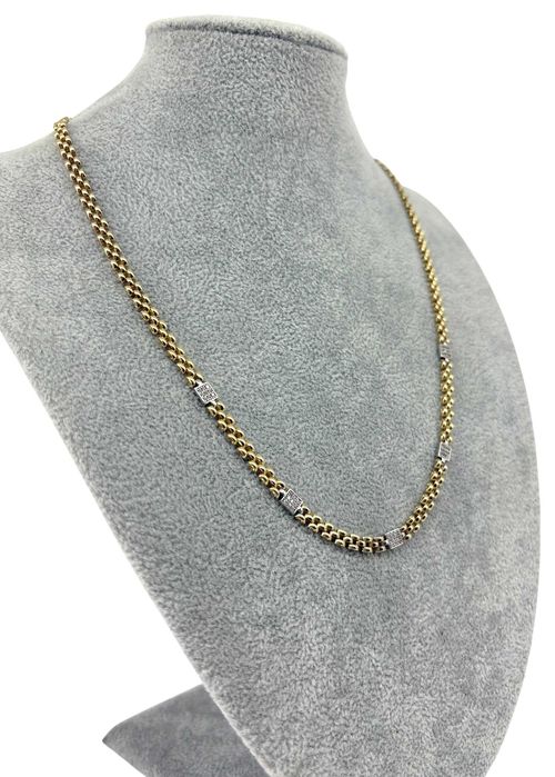 Rewelacyjny Złoty Łańcuszek Kolia 10,88G 585 45CM