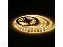 Fita led flexível branco quente 12v- 300 smd - 5 m