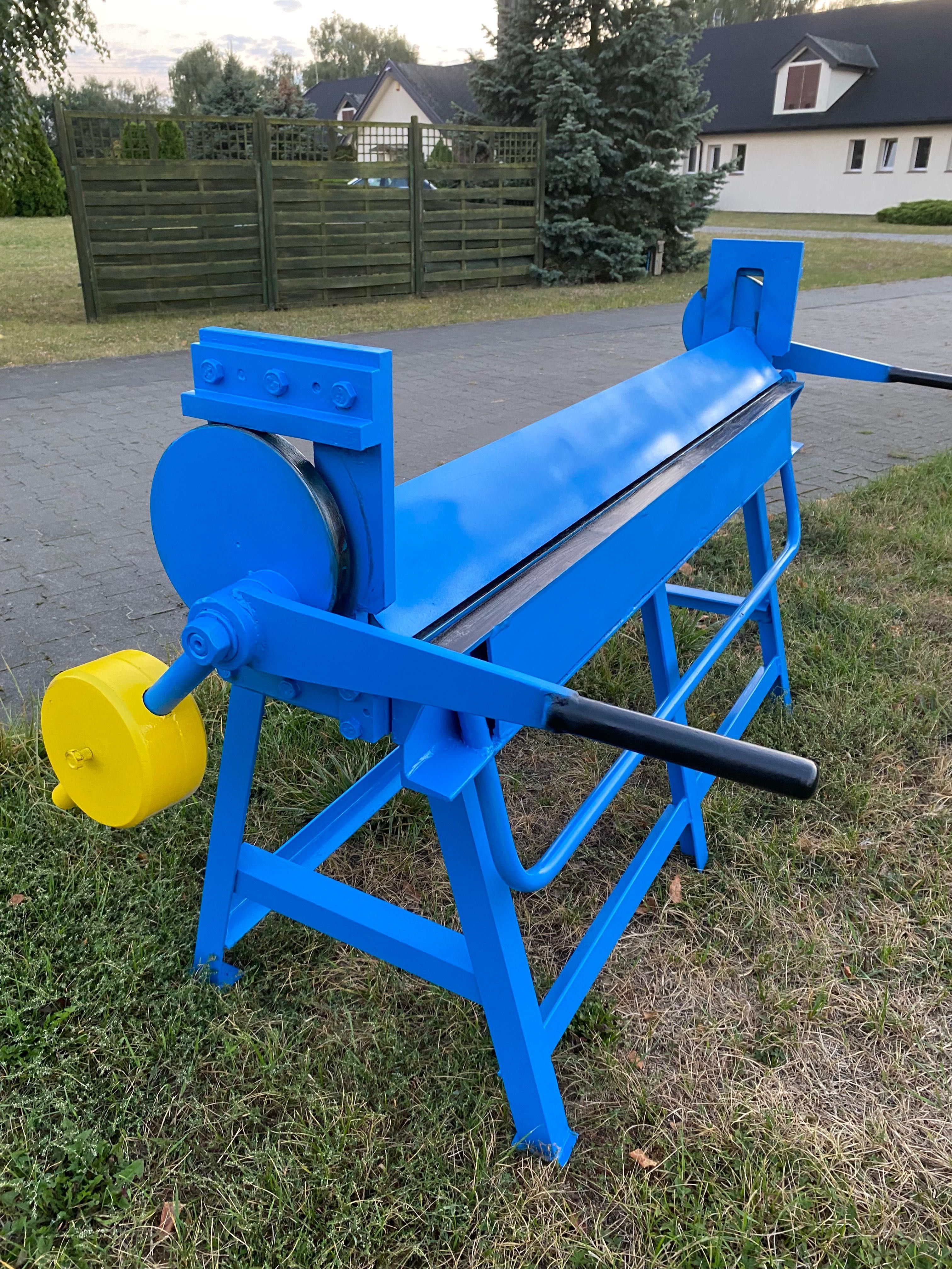 Zaginarka giętarka do blachy 1500x1,5 mm IDEALNY STAN ! 4 800 netto