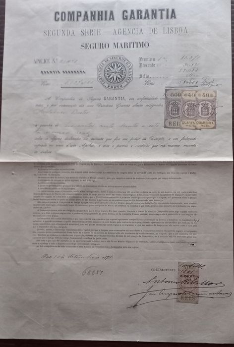 Documentos com Selos Fiscais