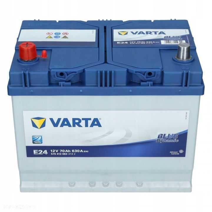 Akumulator Varta Blue Dynamic 12V 70ah 630A P+ L+ Bydgoszcz Dojazd Mon