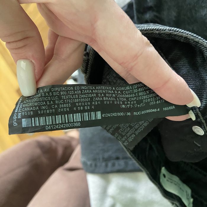 Джинси Zara 36 з розрізом