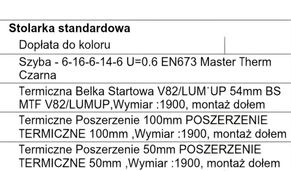Vetrex Lum'up 190x239cm - rama okno fix