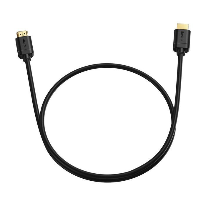 Baseus kabel przewód HDMI 2.0 4K 60 Hz 3D HDR 18 Gbps 1m czarny
