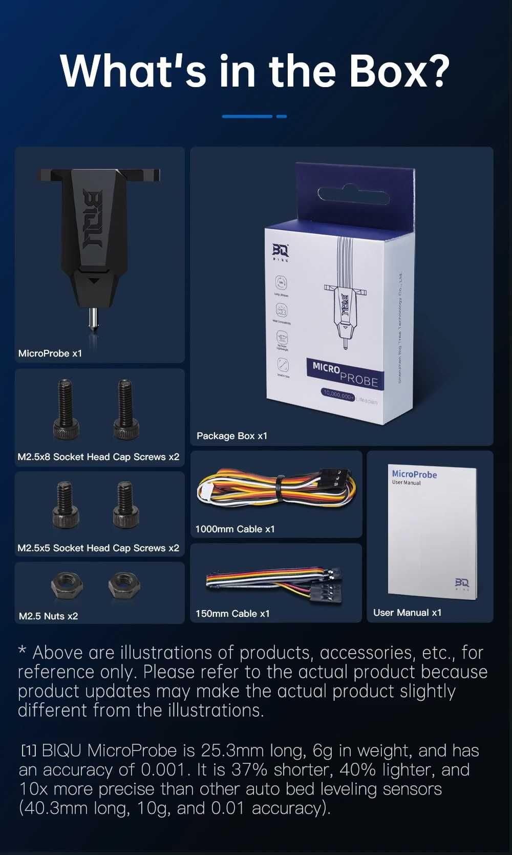 BIGTREETECH MicroProbe датчик автокалібрування для 3Д принтера