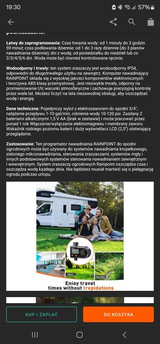 Automatyczny system zraszaczy