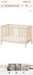 Nowe łóżeczko niemowlęce dziecięce drewniane IKEA 120×60 cm