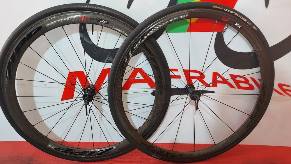 Rodas de carbono Zipp 303 e 202