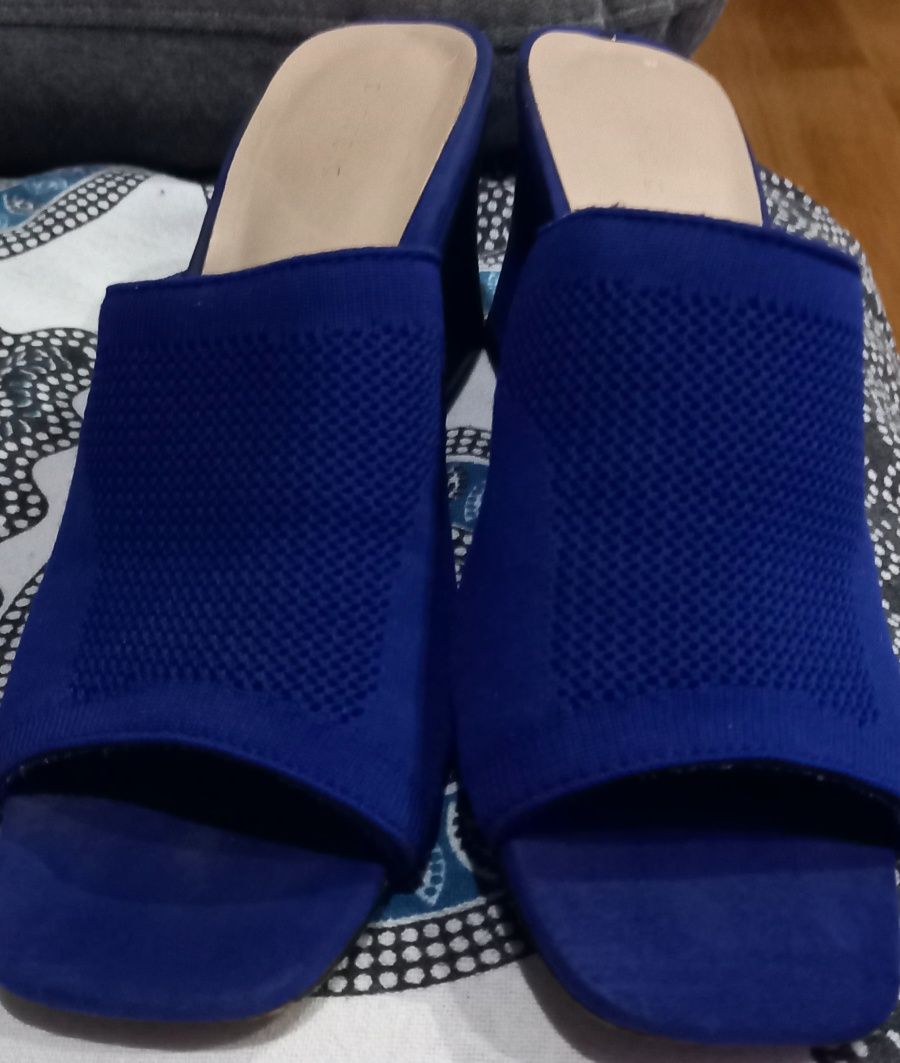 Sandálias, de malha, azul Royal, da Parfois
