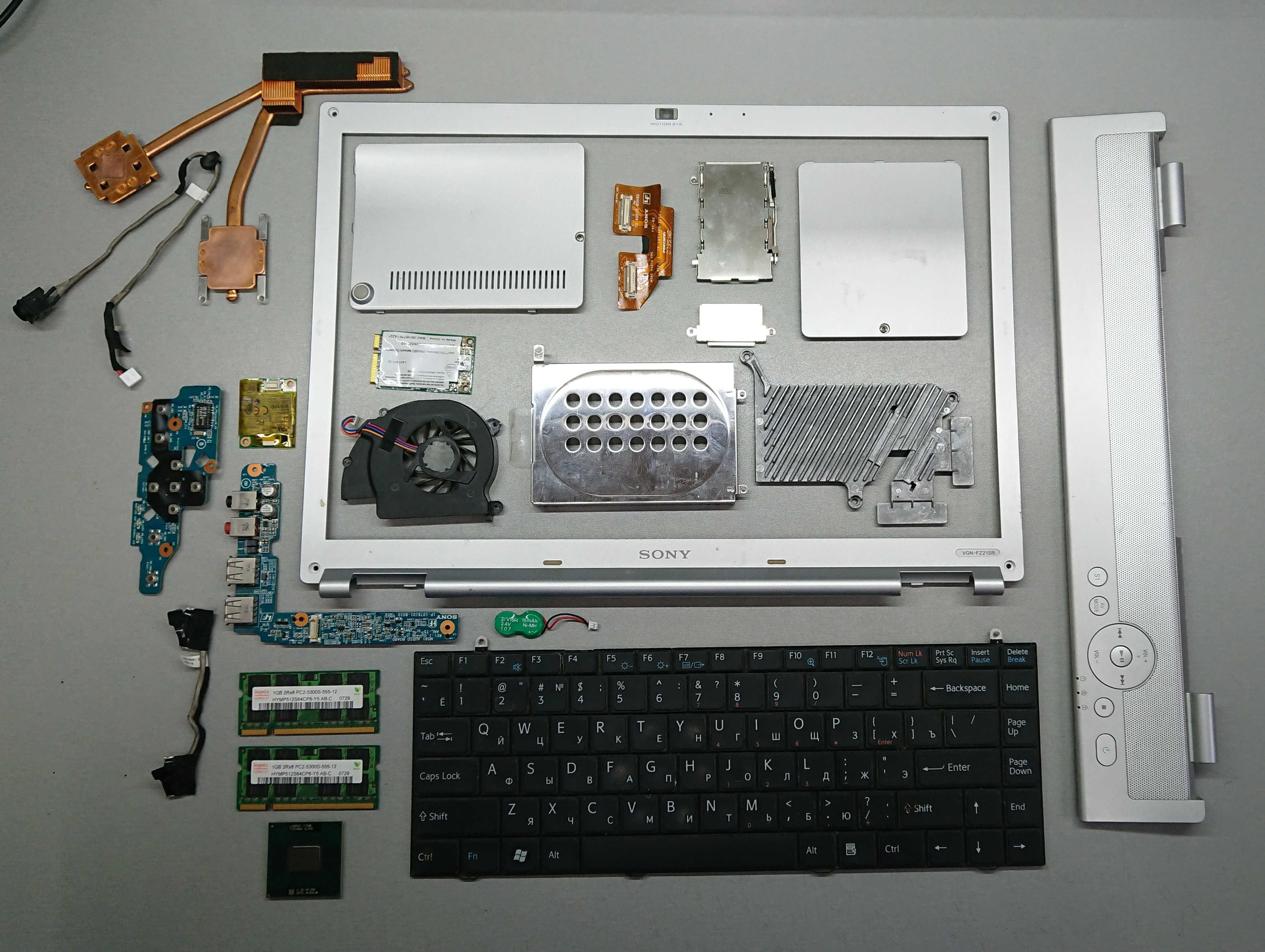 Sony Vaio  VGN-FZ21 FZ PCG-394P Шлейф Рамка Крышка USB Петли.