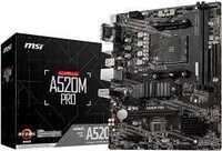 Motherboard Micro-ATX MSI A520M-A Pro , 1 mes do uso