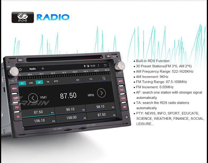Auto Rádio 2 Din Android 14 Ibiza Polo Passat Golf Leon