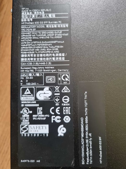 Komputer Desktop PC HP Prodesk 600 G2 biznesowy stan idealny