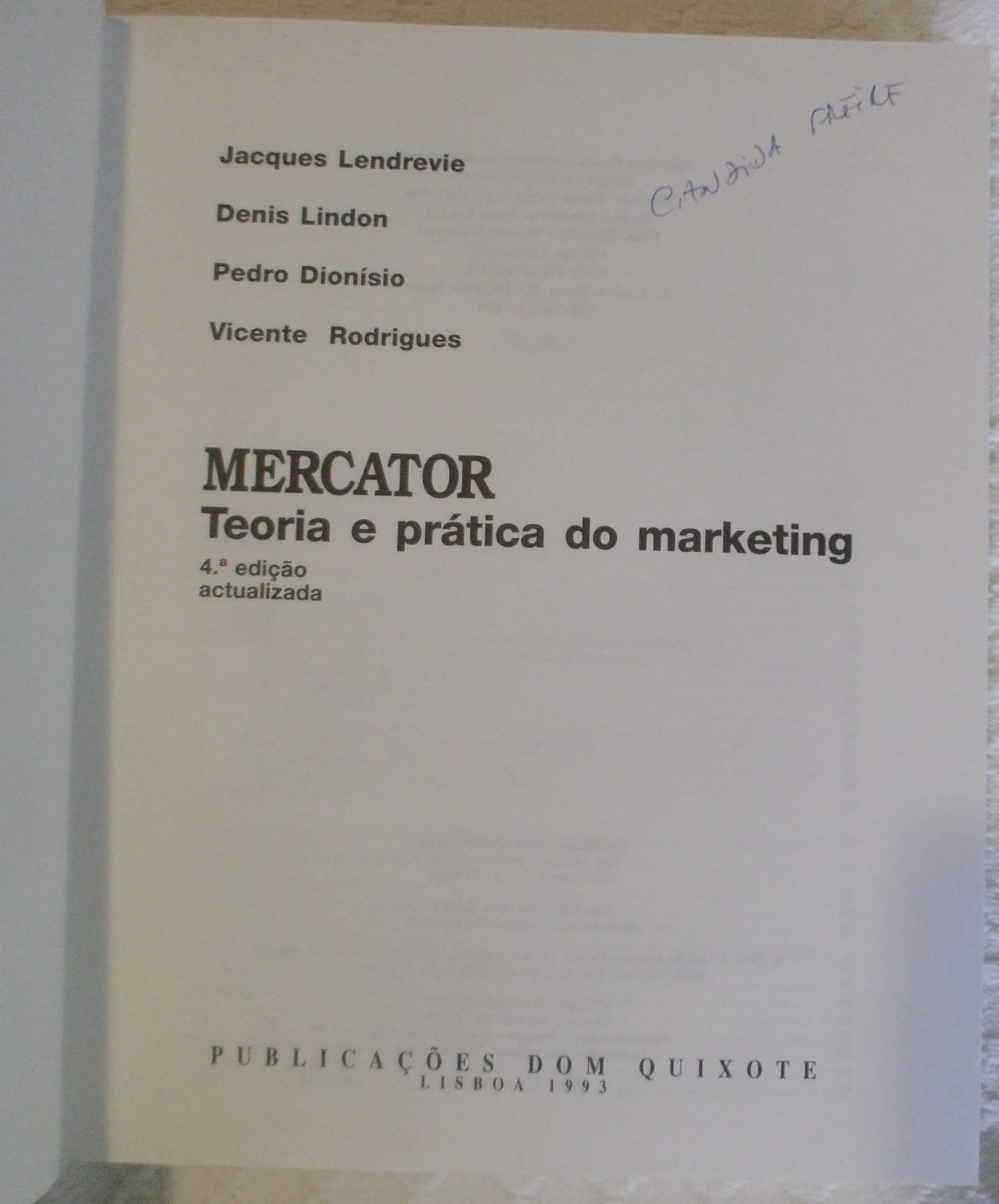 Mercator, Jacques Lendrevie et alii