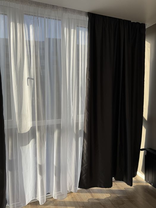 Комплект штори та тюль