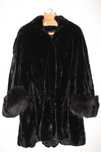 Casaco Vison Preto - Paris Au Renard Made In France