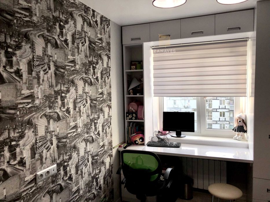 Рулонные шторы на окна. Тканевые ролеты, день ночь. Жалюзи из ткани