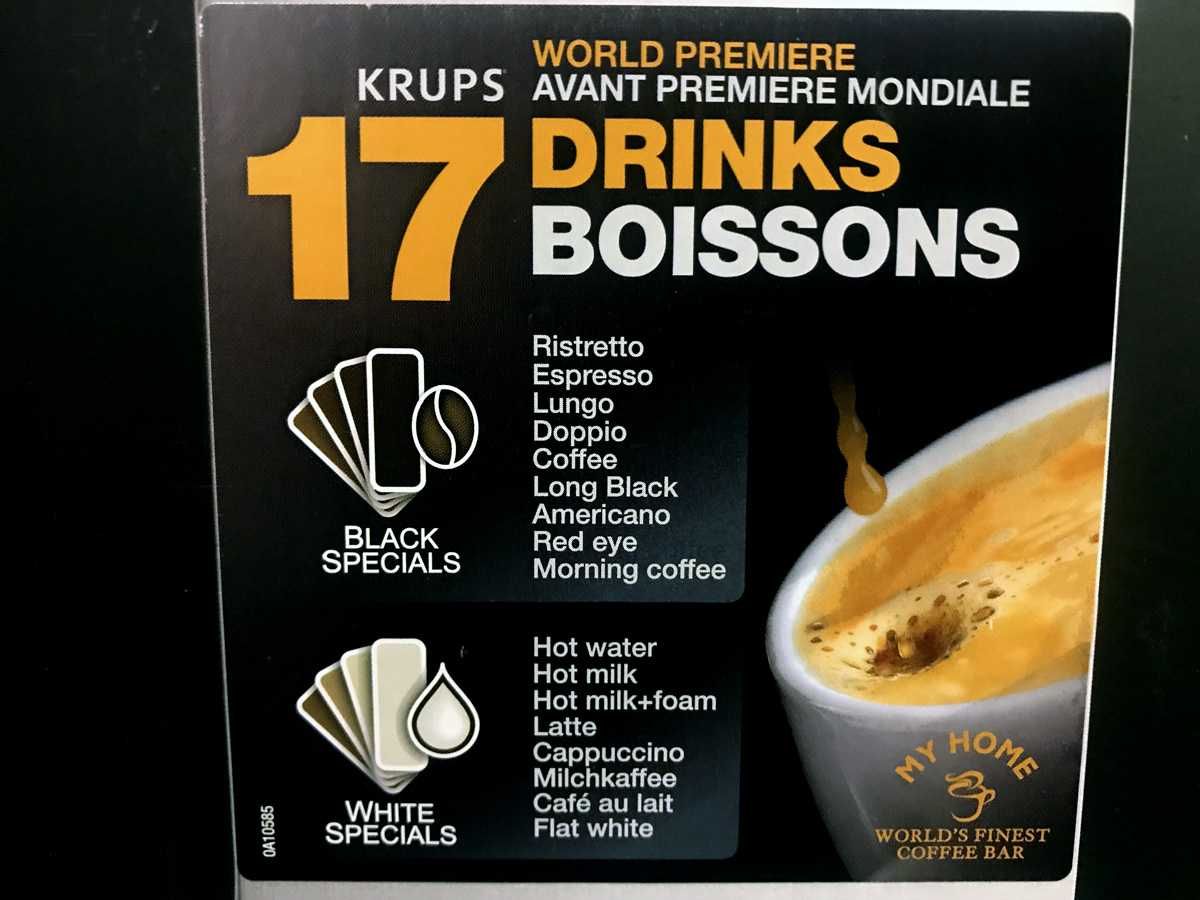 Ekspres ciśnieniowy do kawy KRUPS EA907D BARISTA, cappuccino, espresso