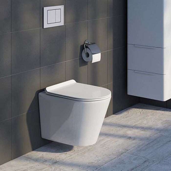 Акція! Комплект: Інсталяція Koller Pool + безобідковий унітаз + кнопка