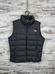 Женская жилетка The North Face 700 размер L на пуху безрукавка пуховая
