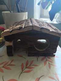 Domek dla gryzonia drewniany duży