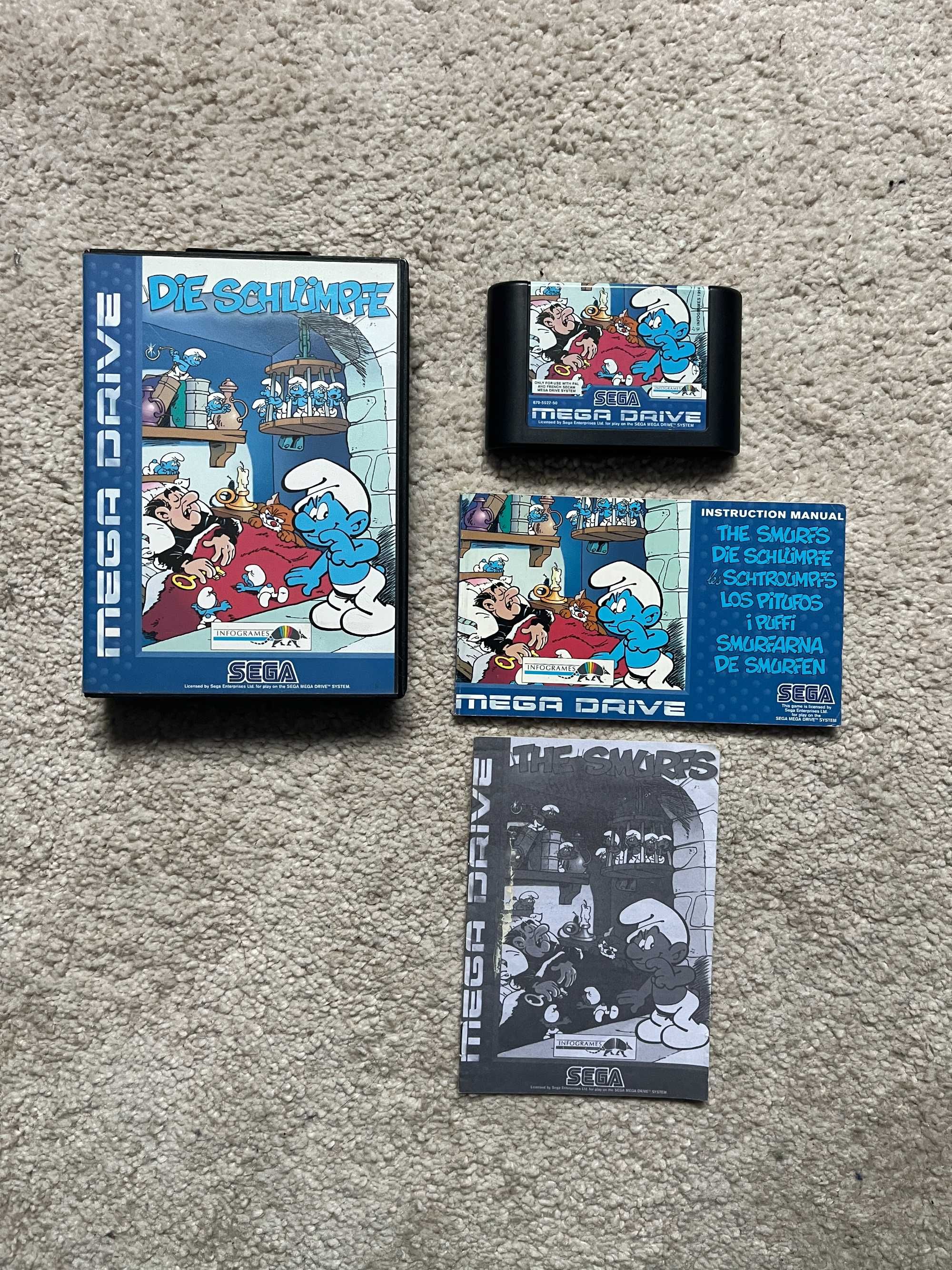 [Mega Drive] Vendo jogo The Smurfs completo