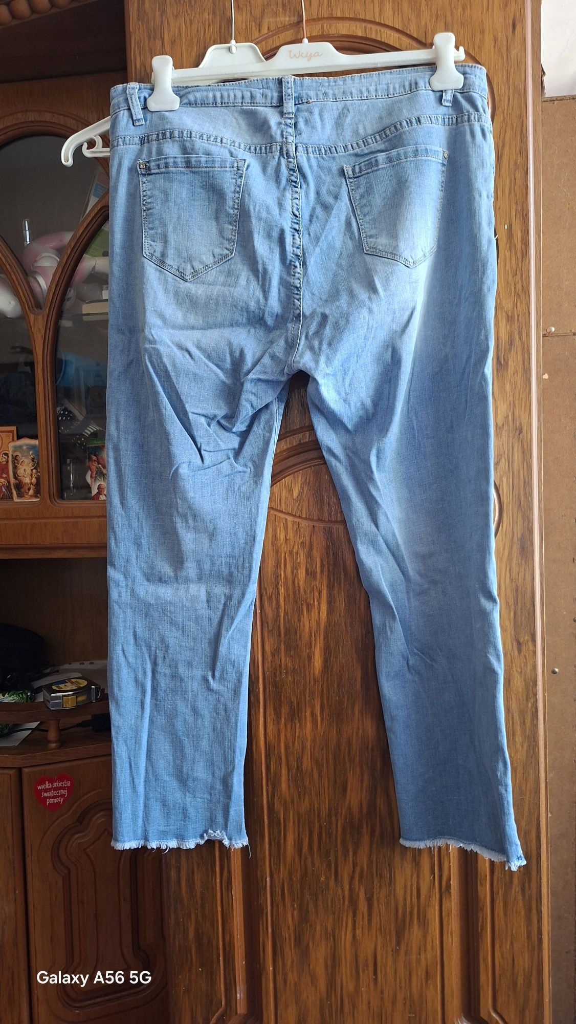 Spodnie jeansowe damskie XL
