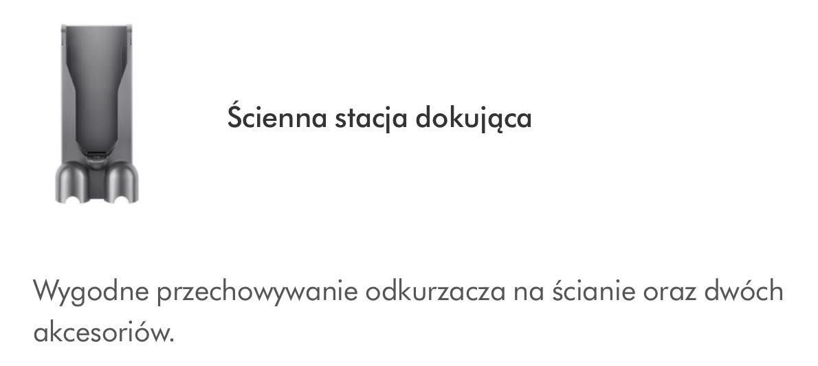 Ścienna stacja dokująca Dyson nowa