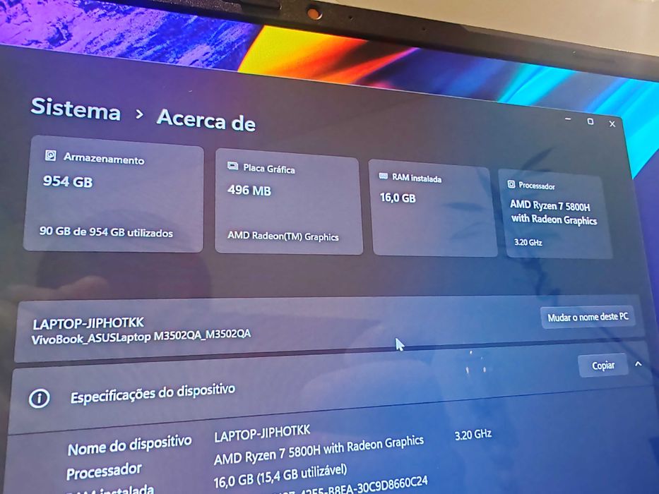 Portátil ASUS VivoBook OLED M3502QA - AMD Ryzen 7, 16GB, 1TB SSD