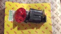 Lampa rowerowa czerwona tylna Predom Romet PRL nowa NOS bateria dynamo