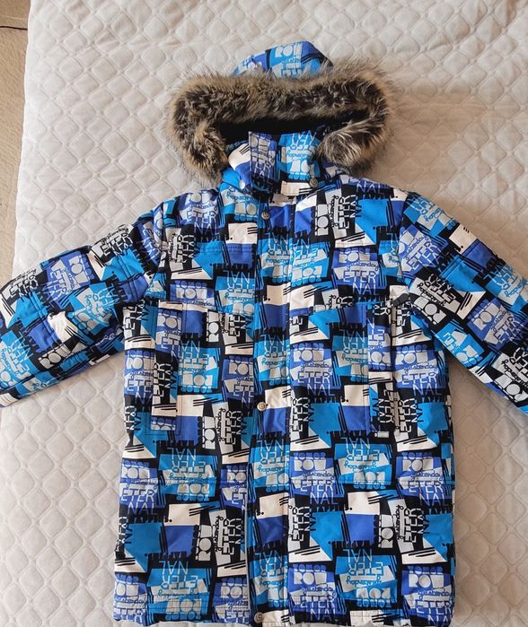 Дитяча Зимова куртка Lenne 158 + шапка в подарунок