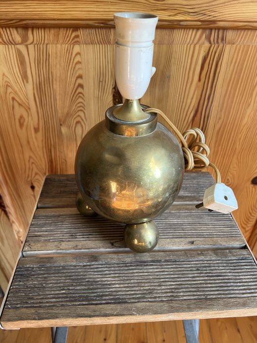 Sprzedam mosiężną lampa stołowa firmy Gusums Bruk Szwecja