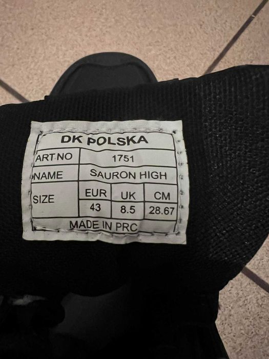 Buty Męskie Zimowe Czarne DK nr 43