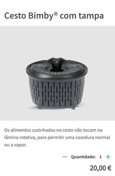 Copo e acessórios para Bimby TM6.