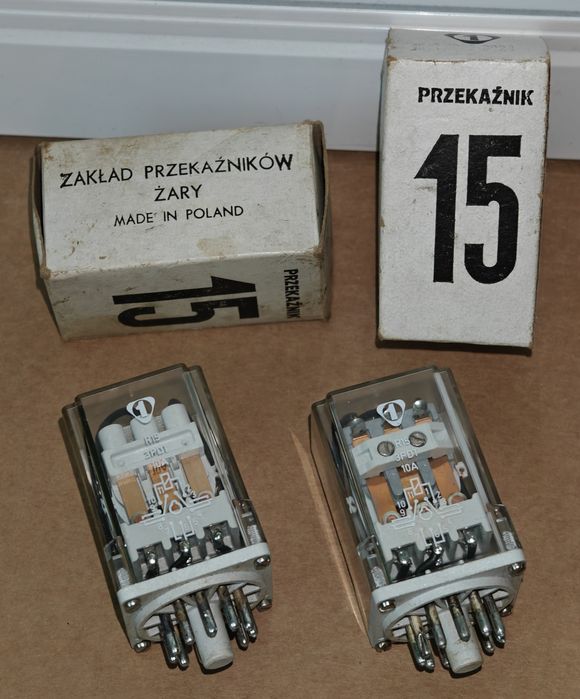 Przekaźnik przemysłowy 24 V przekaźniki przemysłowe R-15  10A  PRL