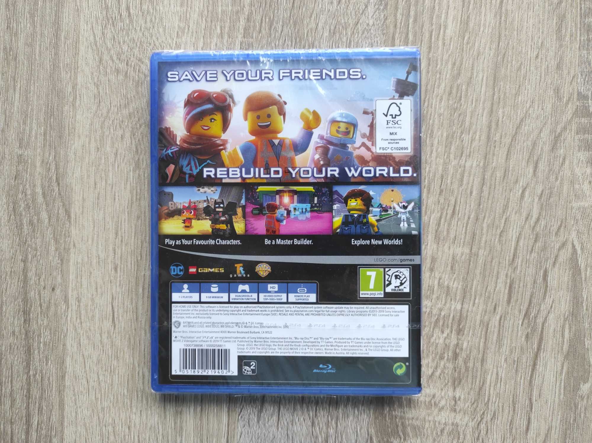 Lego Przygoda 2 / Lego Movie 2 The Videogame PL - PS4 - Nowa w folii