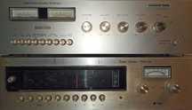 Tuner TSH-110 Unitra Diora + Wzmacniacz PA 9604 Continental Edison
