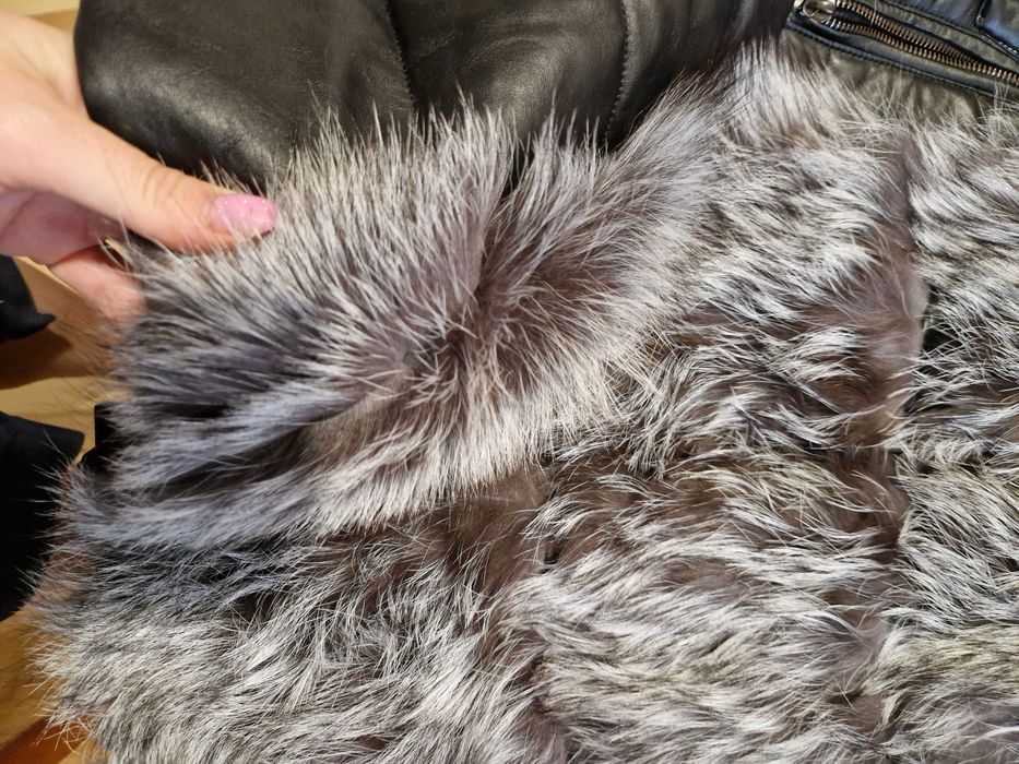 Kurtka zimowa skórzana