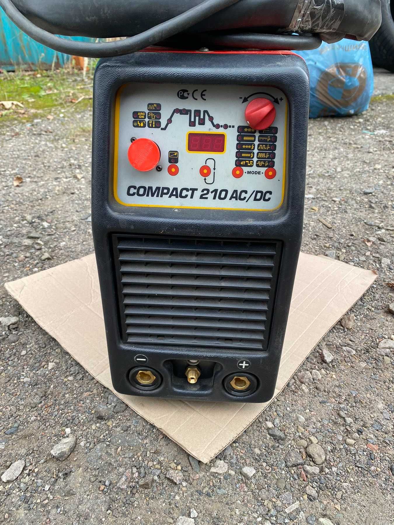 Апарат аргонодугового зварювання Helvi Compact 210 AC/DC інвертор