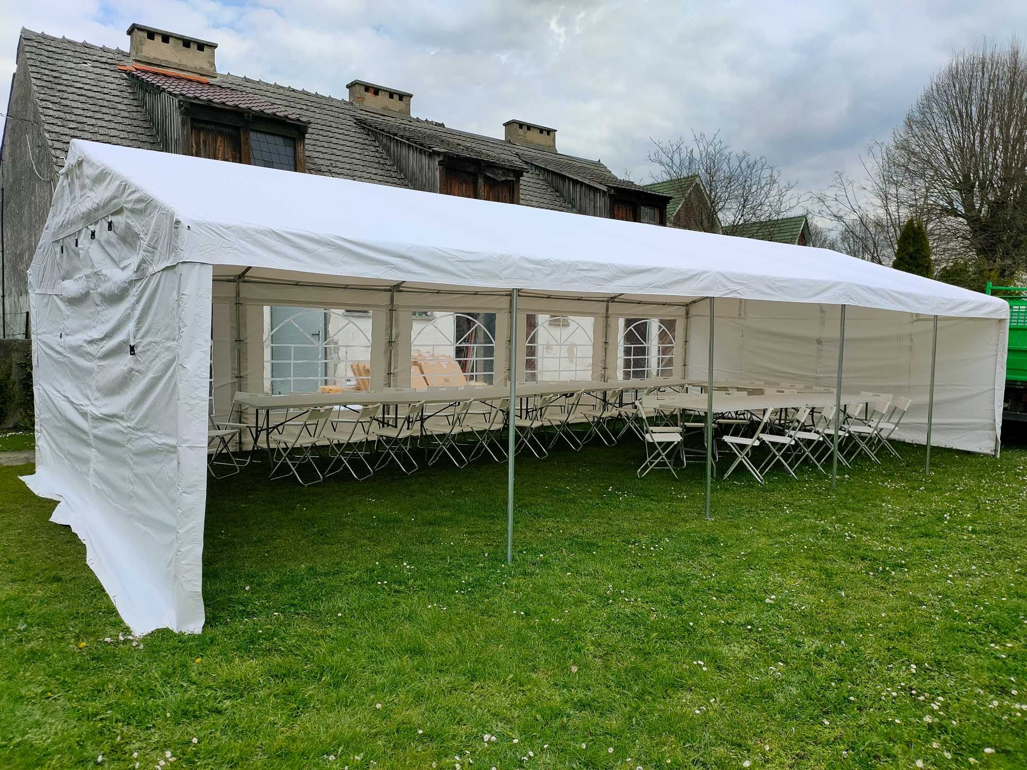 namiot 5 x 10 m imprezowy cateringowy bankietowy polter grill