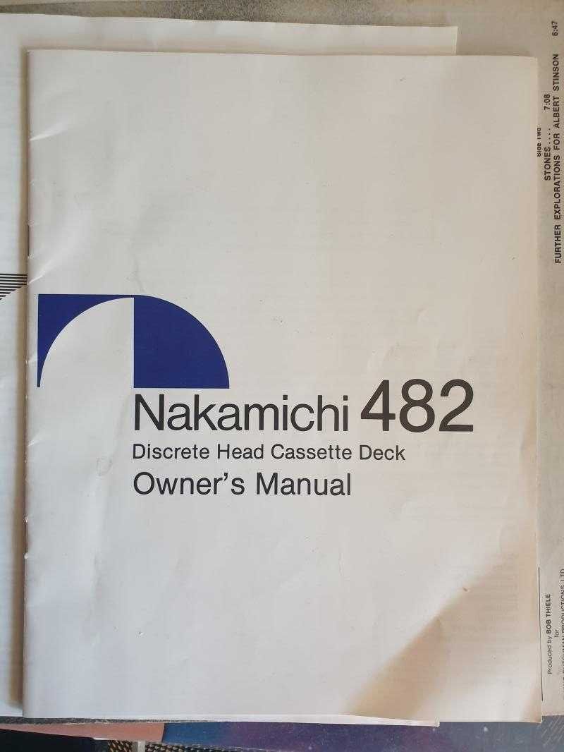 Кассетный магнитофон Nakamichi 482 3 head